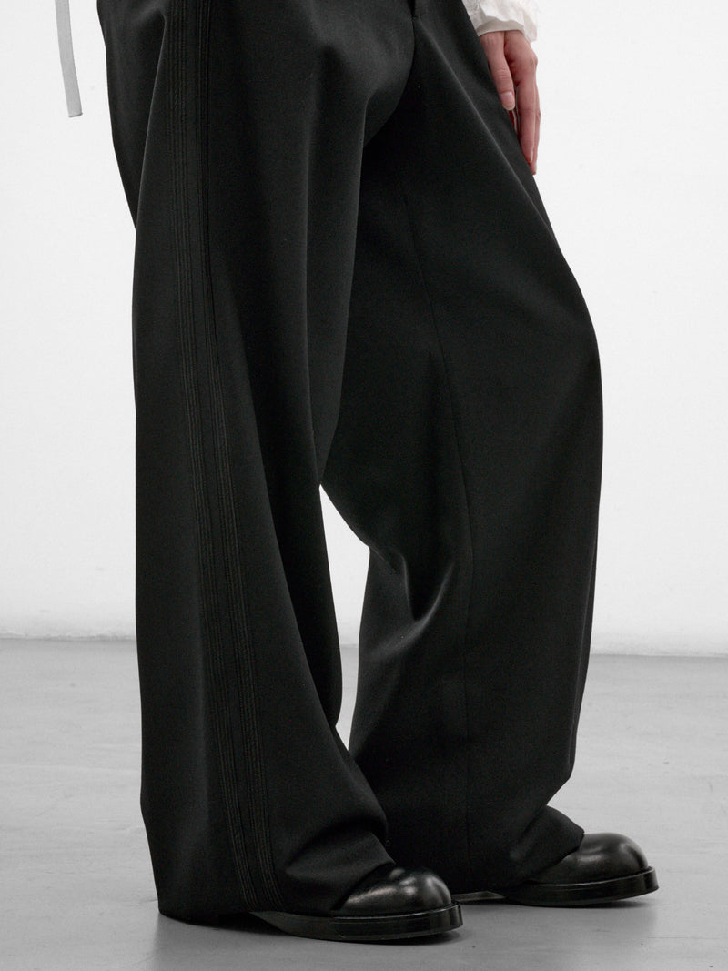 Black Wide Leg Trousers (#B0014518-FA761-BLACK)