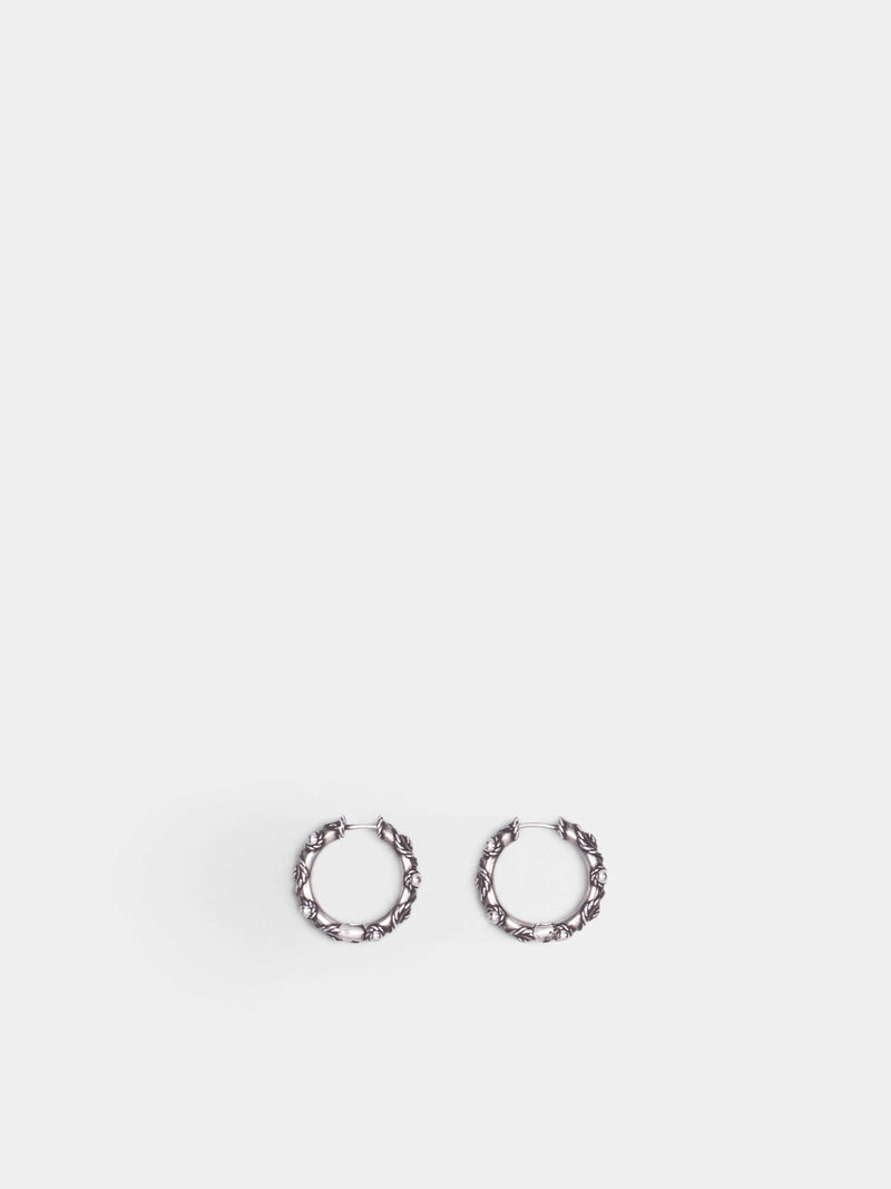 Antique Silver Earrings (B0014618-JW020-ANTIQUE-SILVER)