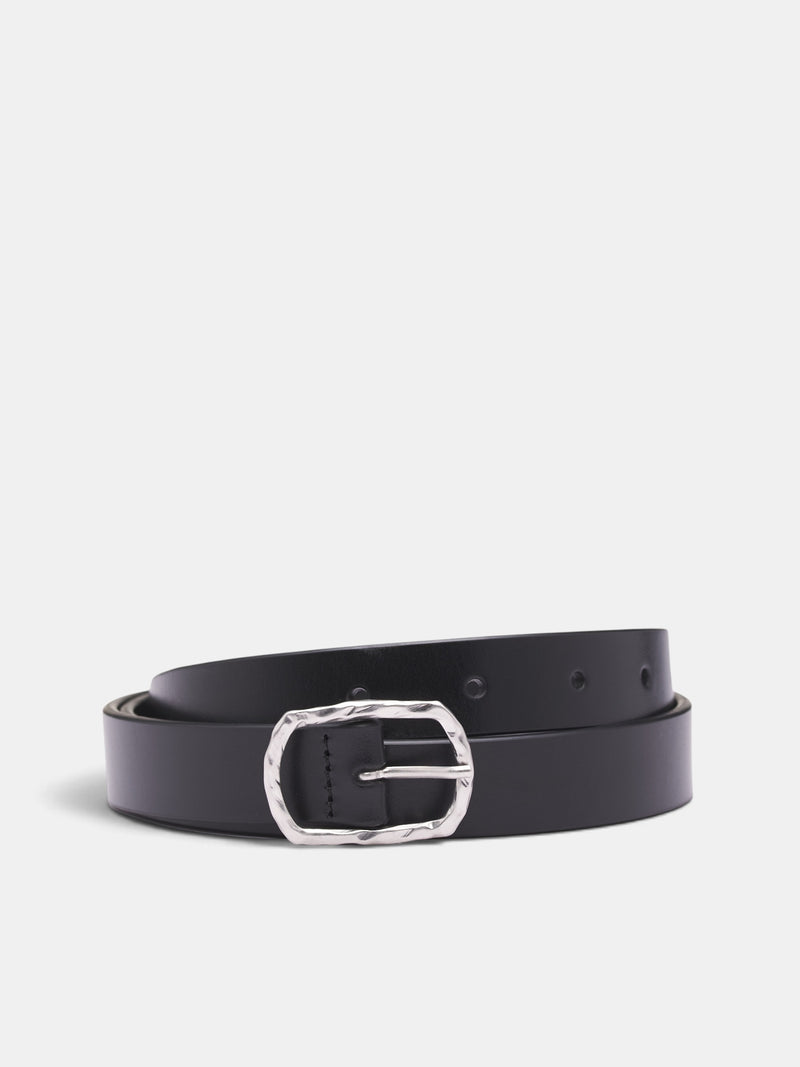 Garland Black Leather Belt (B0014695-LT128-BLACK)