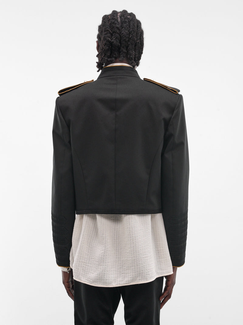 Exclusive Set Embroidered Marsina Jacket (B0014713-FA709-BLACK)