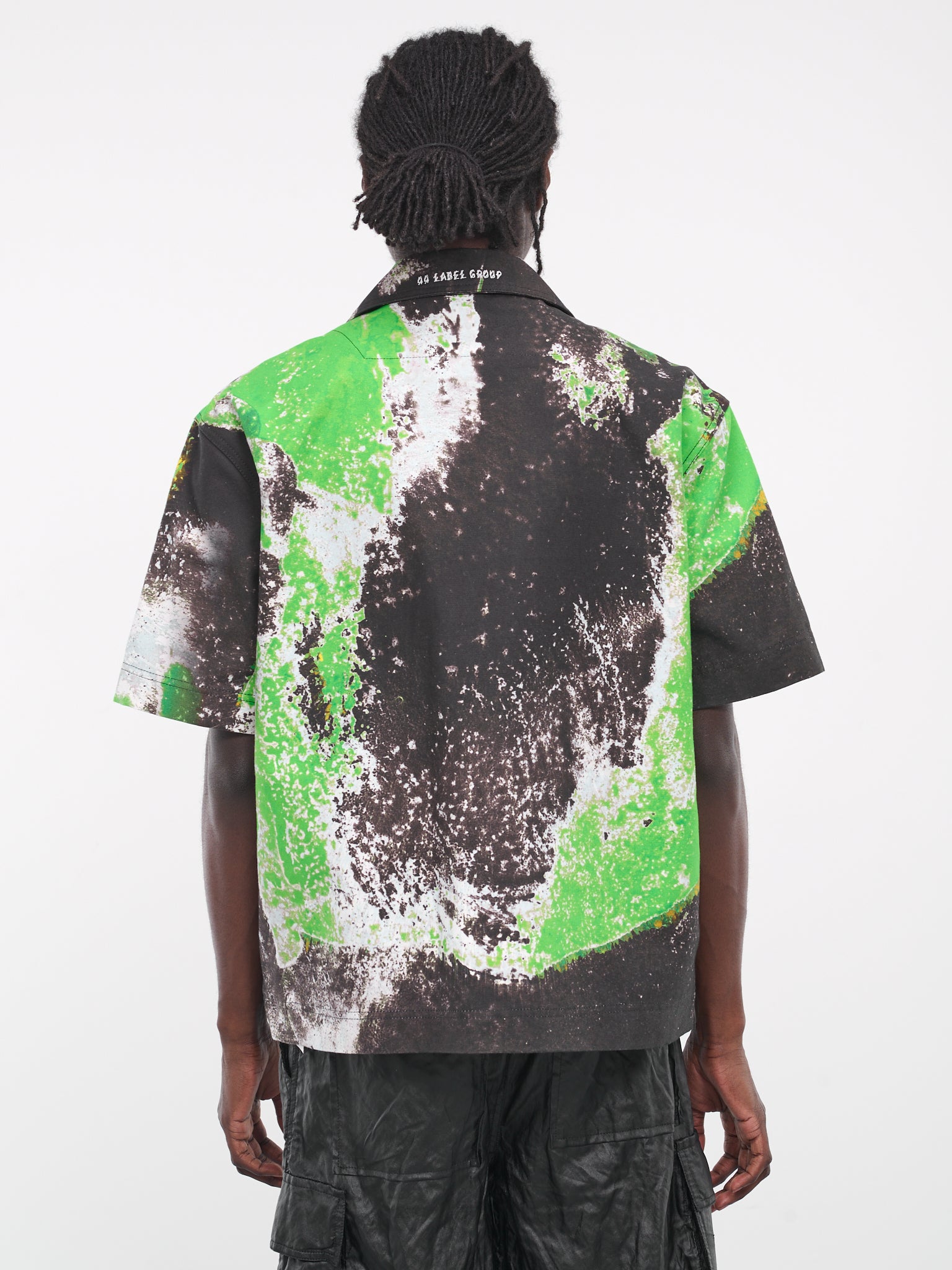 Corrosive Bowling Shirt (B0030440-FA399-P385-BLACK-GREE)