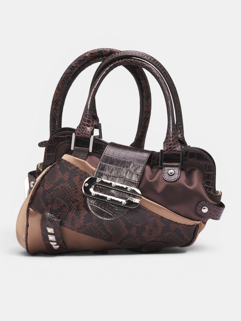 AUGUST BARRON Leather Double Bag | H.Lorenzo - back