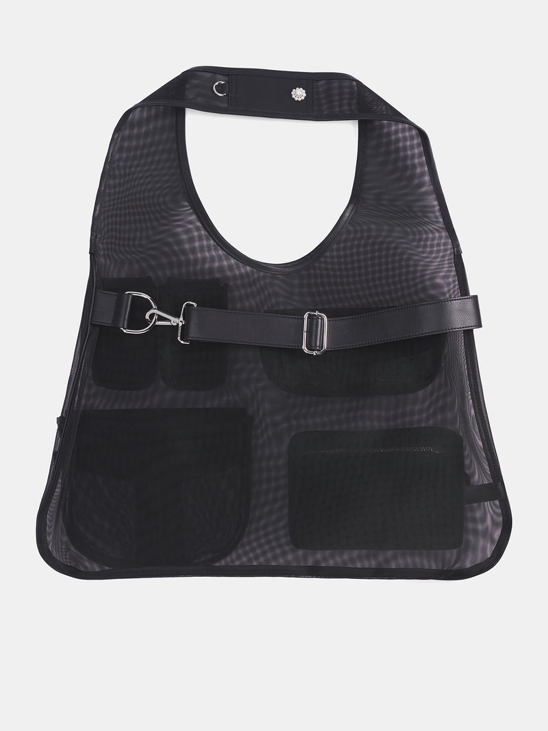 Black Utility Pocket Vest Bag (BAG201-M-0805-BLACK)