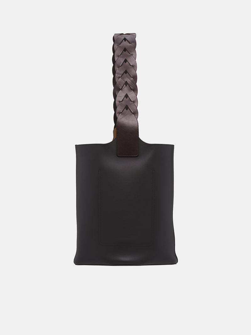 Pebble Bucket Bag (BANBBBHX03-3110-DARK-BROWN)