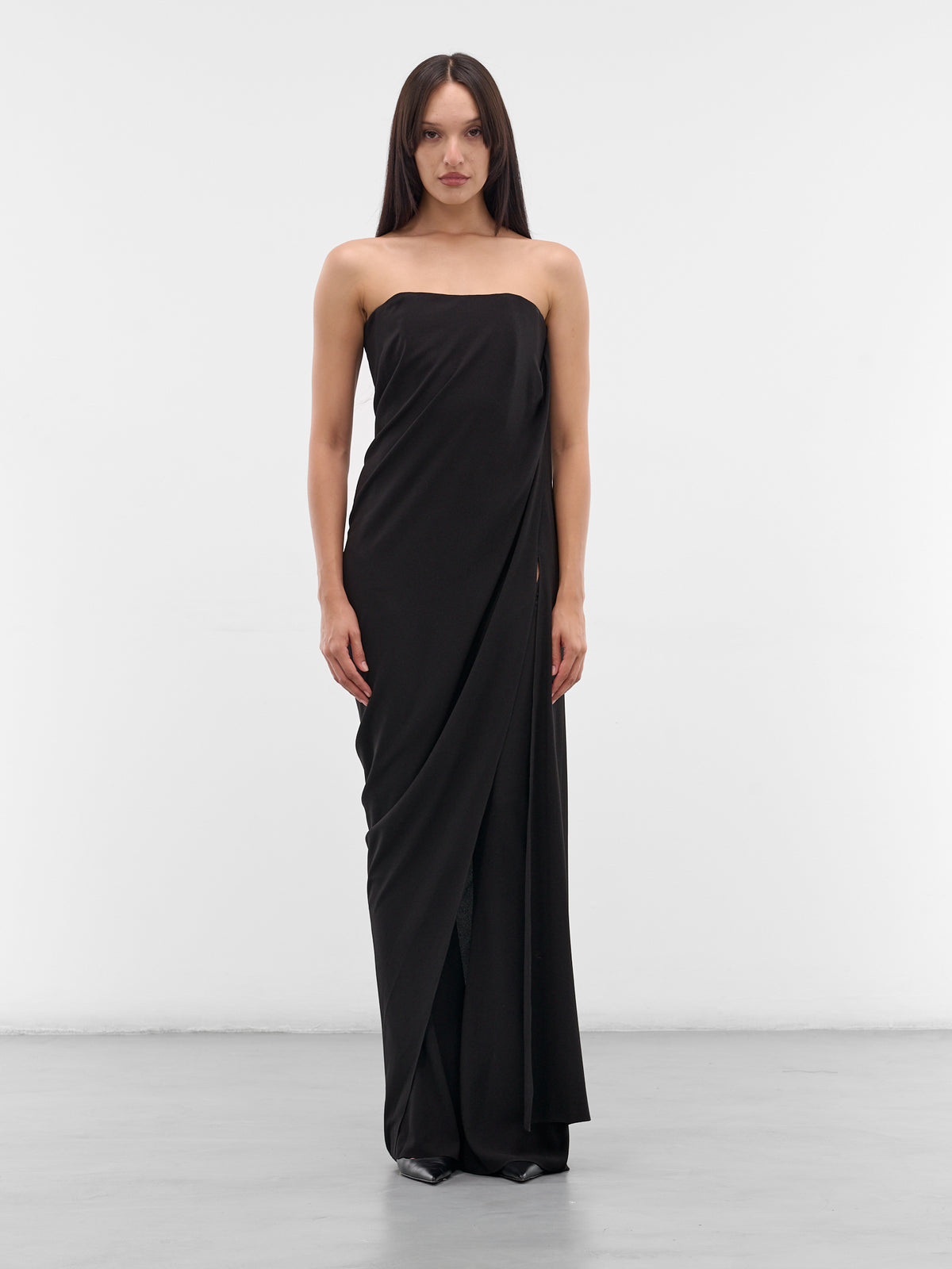 Black Draped Jumpsuit (BD01-W17-999-BLACK)