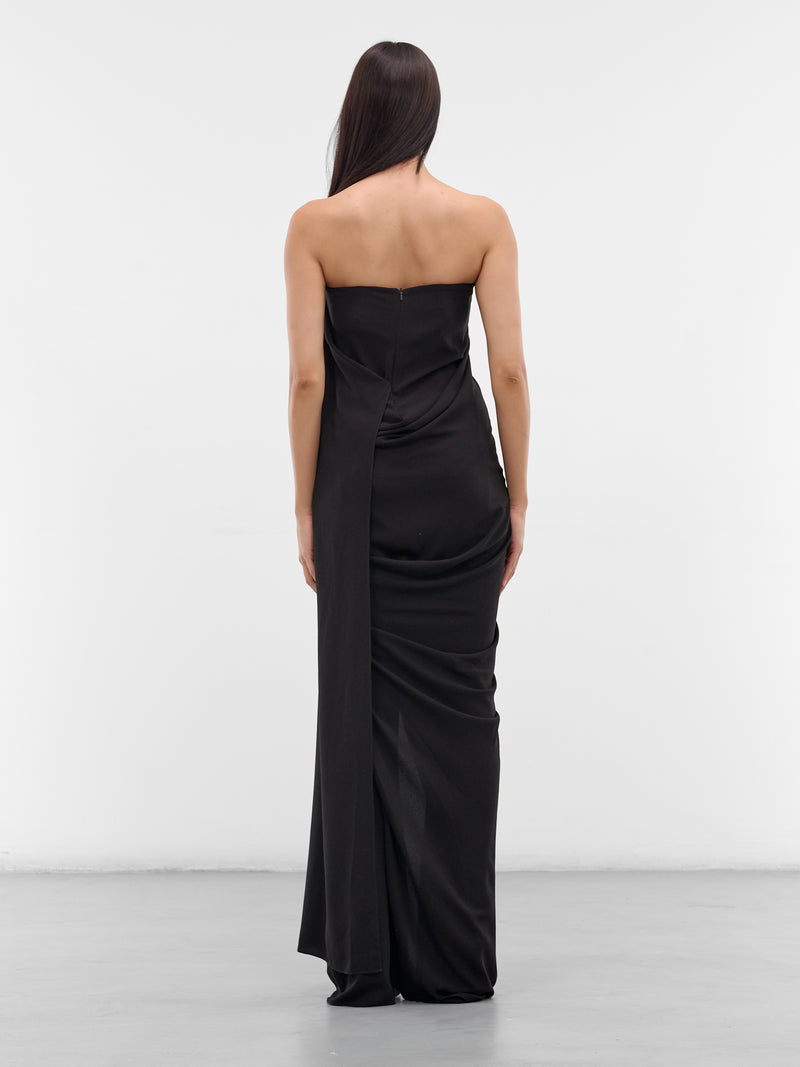 Black Draped Jumpsuit (BD01-W17-999-BLACK)