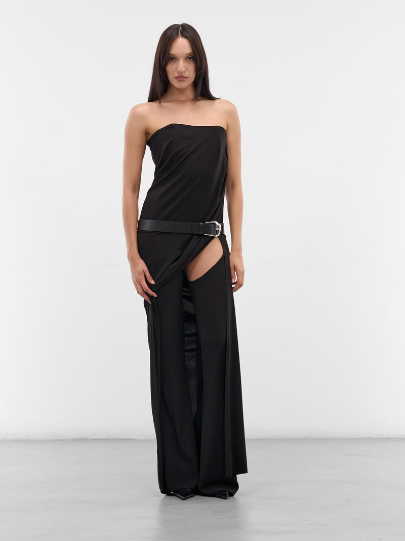 Black Draped Jumpsuit (BD01-W17-999-BLACK)