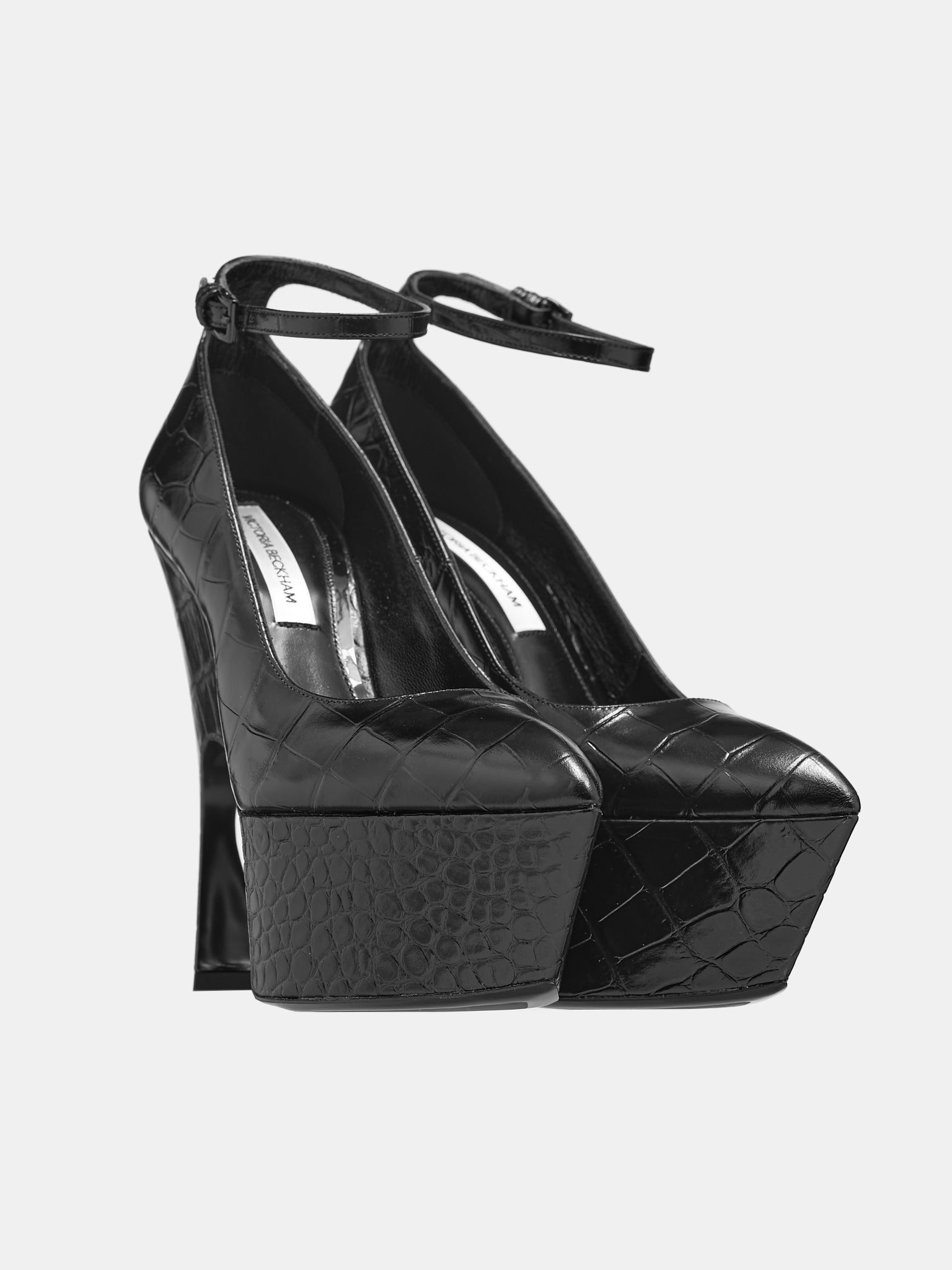 Ankle Strap Wedge Pump (BE41200A-18100-BLACK)