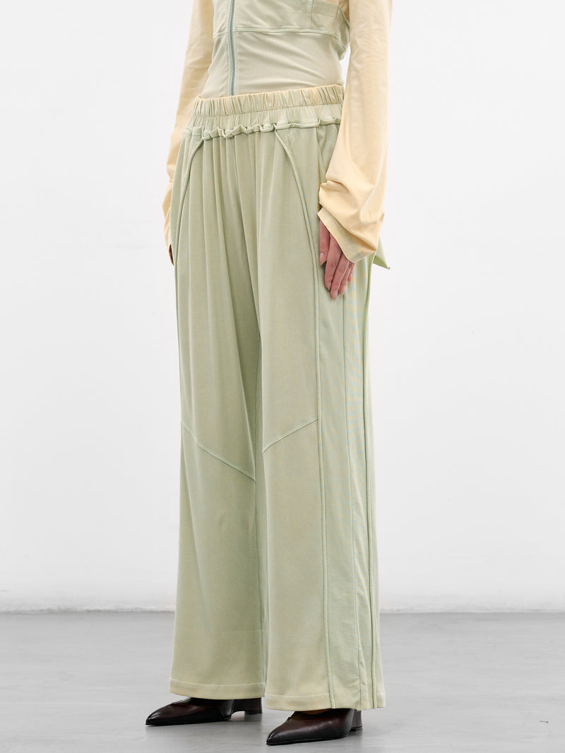 Green Bellona Deconstructed Cotton Sweatpants (BELSW0SGR-SUBTLE-GREEN)