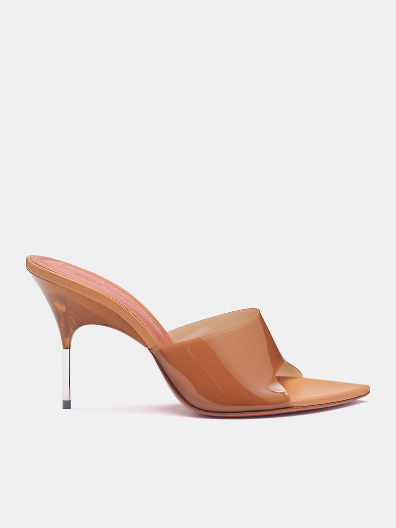 Bianca Glass Slipper (BIANCA-LATTE-SILVER)