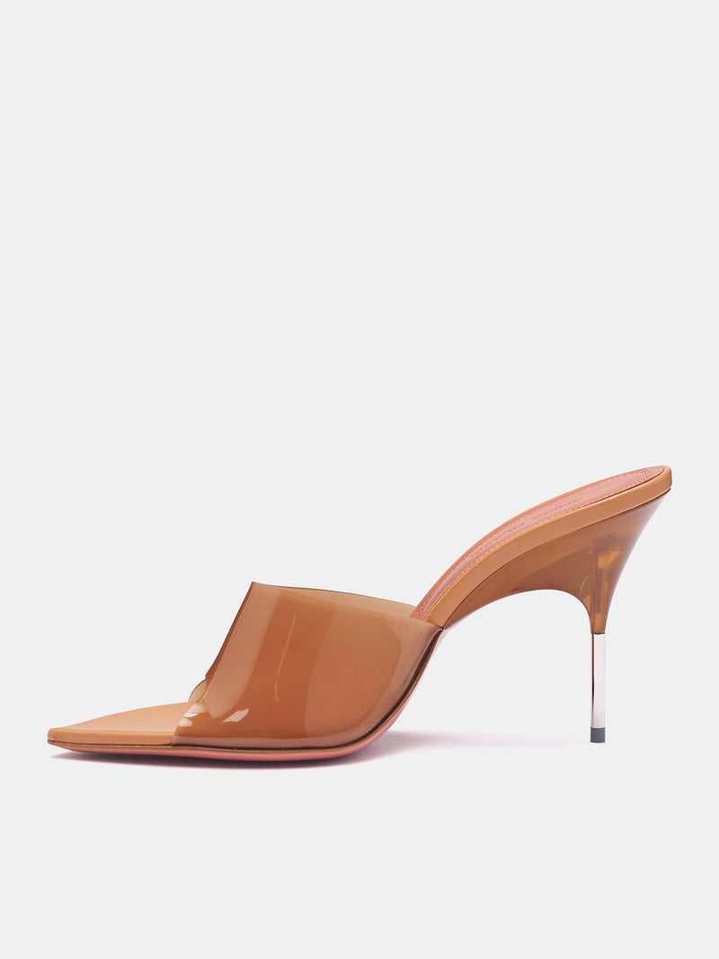 Bianca Glass Slipper (BIANCA-LATTE-SILVER)