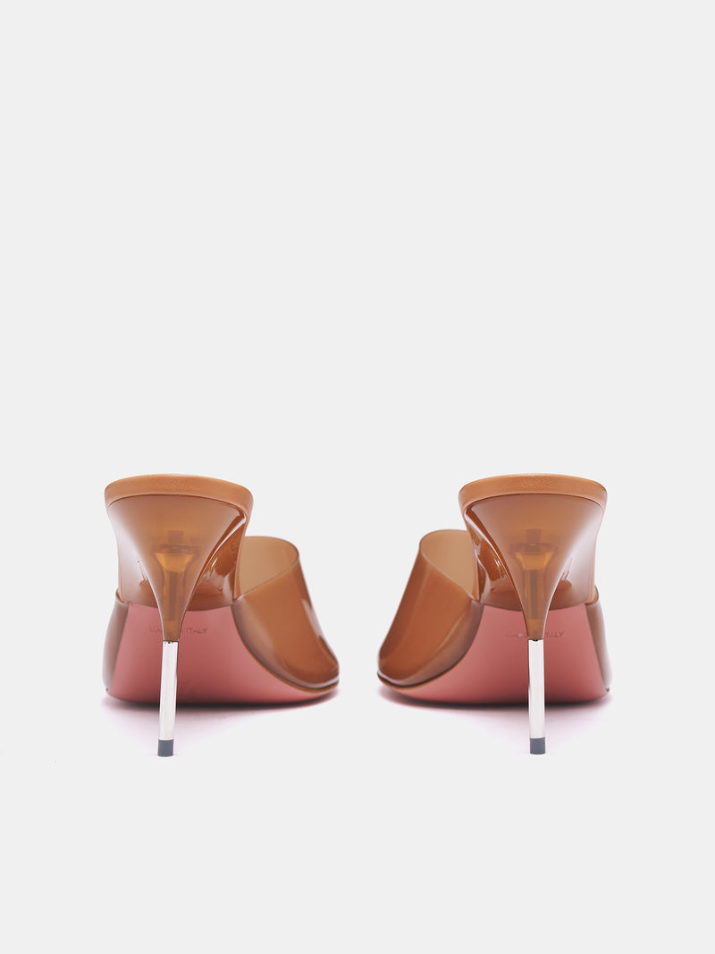 Bianca Glass Slipper (BIANCA-LATTE-SILVER)