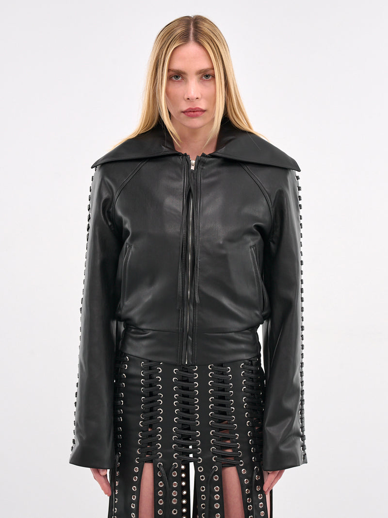 Two Layer Bomber Jacket (BJ01BL-BLACK)