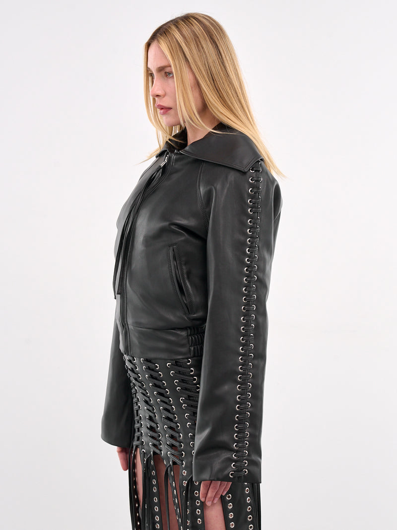 Two Layer Bomber Jacket (BJ01BL-BLACK)