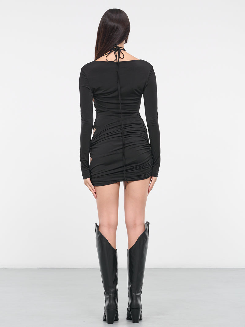Cut-Out Mini Dress (BKPECOLYDR04-BLACK)