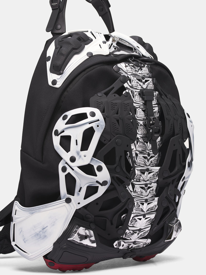 Black Patchwork Object BP1 Backpack (BP1-PATCHWORK-BLACK)