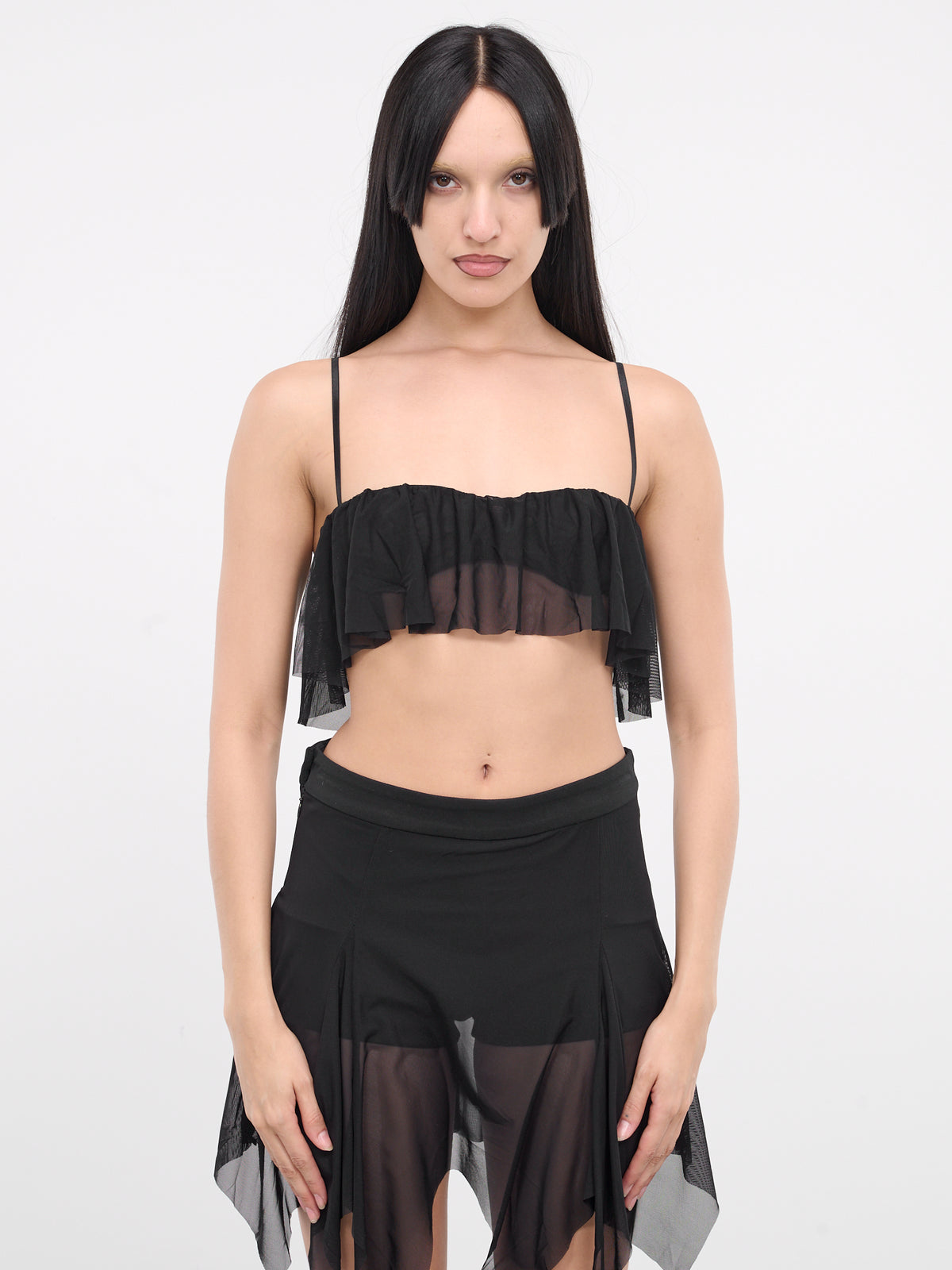 Draped Bra Top (BR-03BK-BLACK)