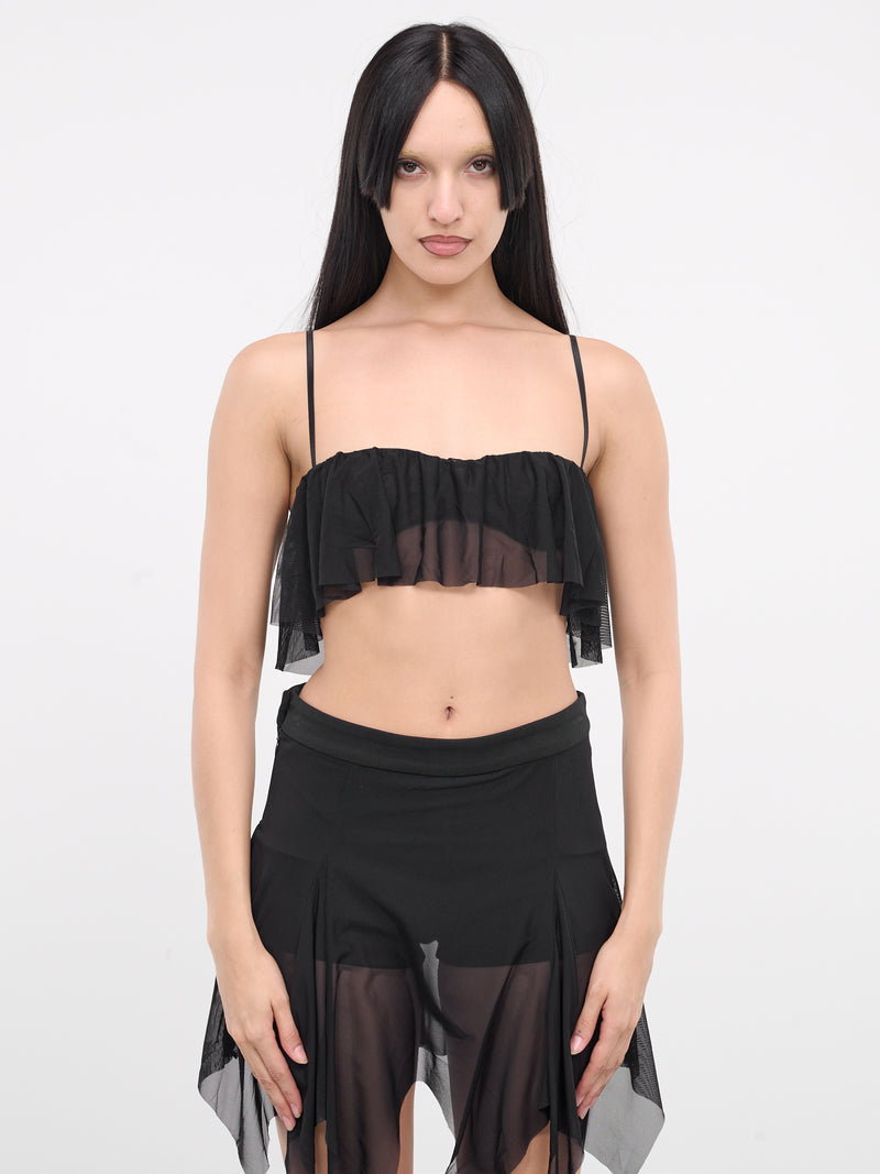 Draped Bra Top (BR-03BK-BLACK)