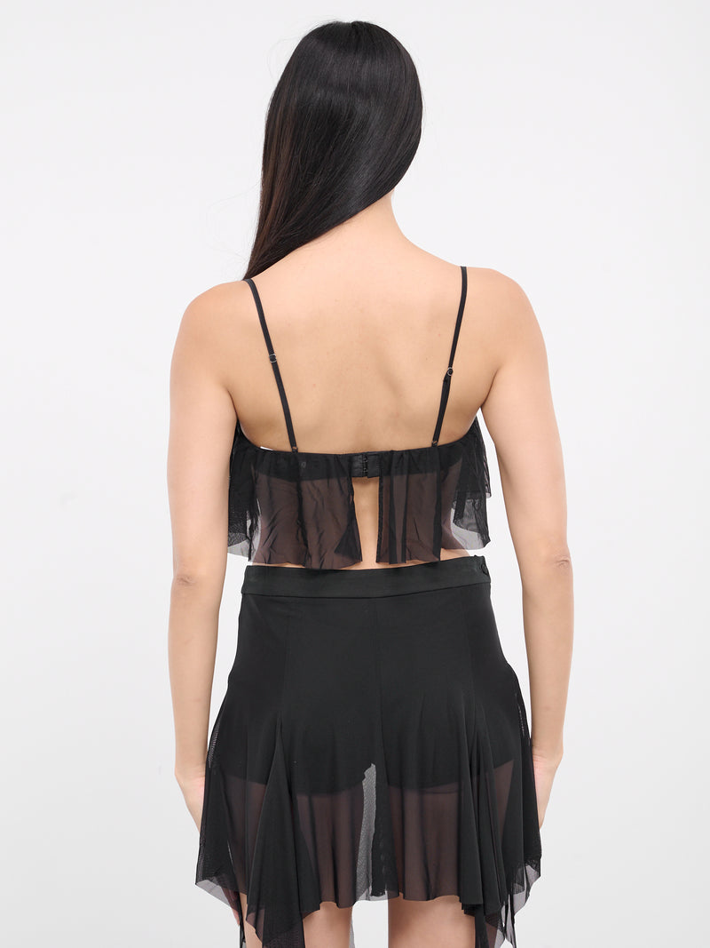 Draped Bra Top (BR-03BK-BLACK)