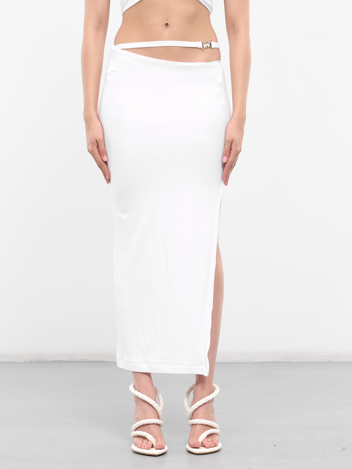 Buckle Strap Skirt (BSS-WHITE)