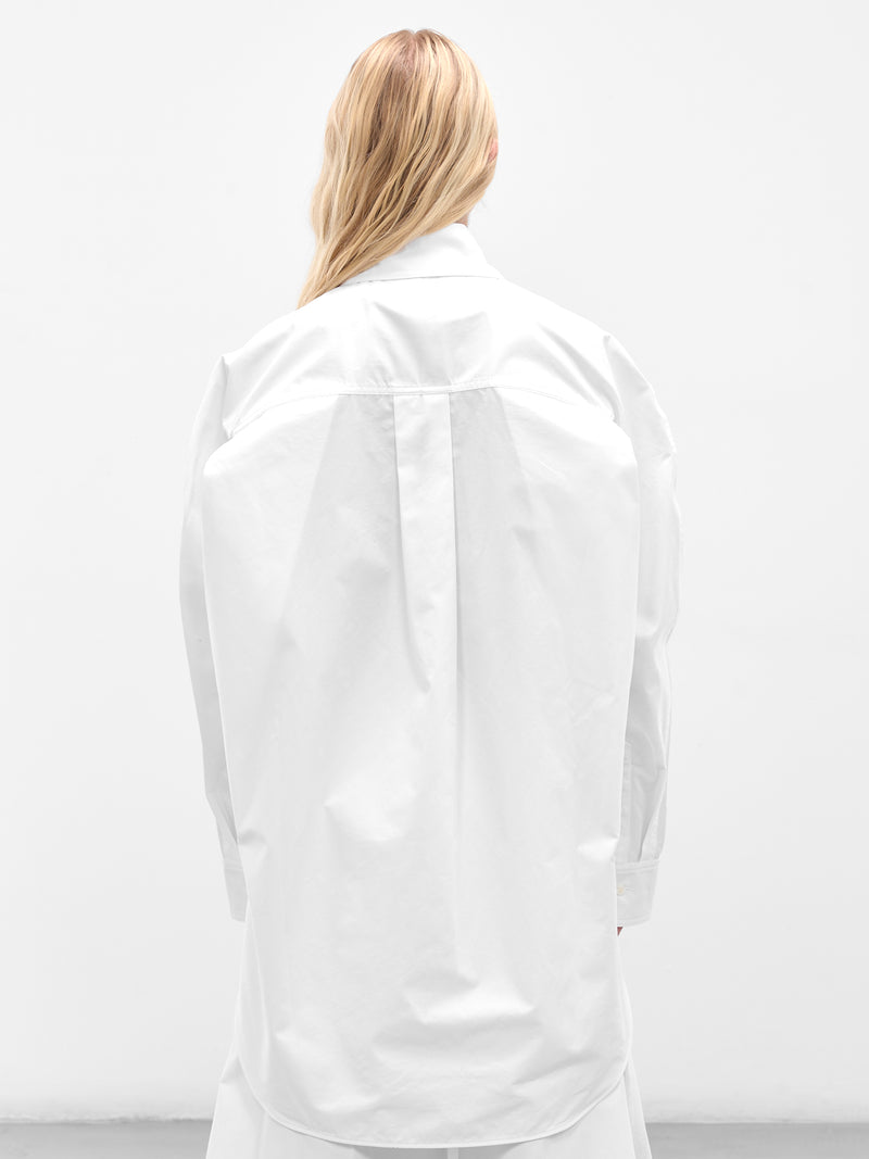 The White Ovalo Shirt Dress (DRW00686AW00648-WHITE)