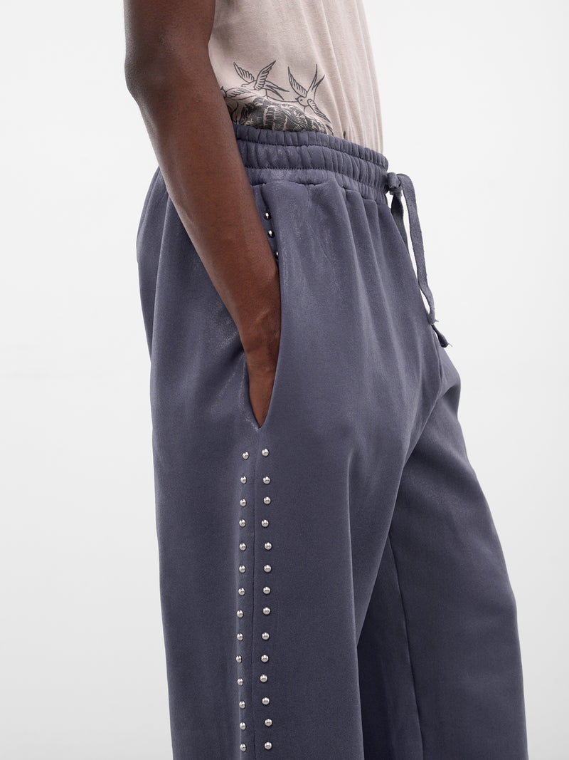 Blue Bullet Jersey Relaxed Sweatpants (BULLET-SWETPANTS-BLUE)