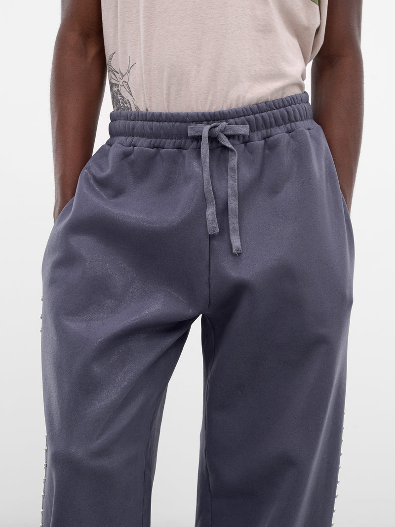 Blue Bullet Jersey Relaxed Sweatpants (BULLET-SWETPANTS-BLUE)