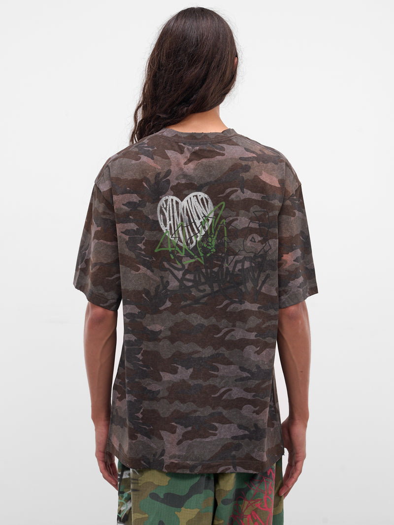 Camo Graffiti Print Tee (BUTS0102-CAMOUFLAGE)