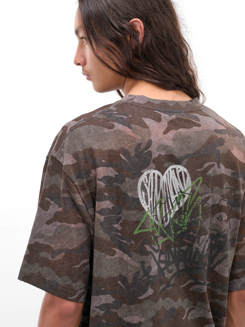 Camo Graffiti Print Tee (BUTS0102-CAMOUFLAGE)