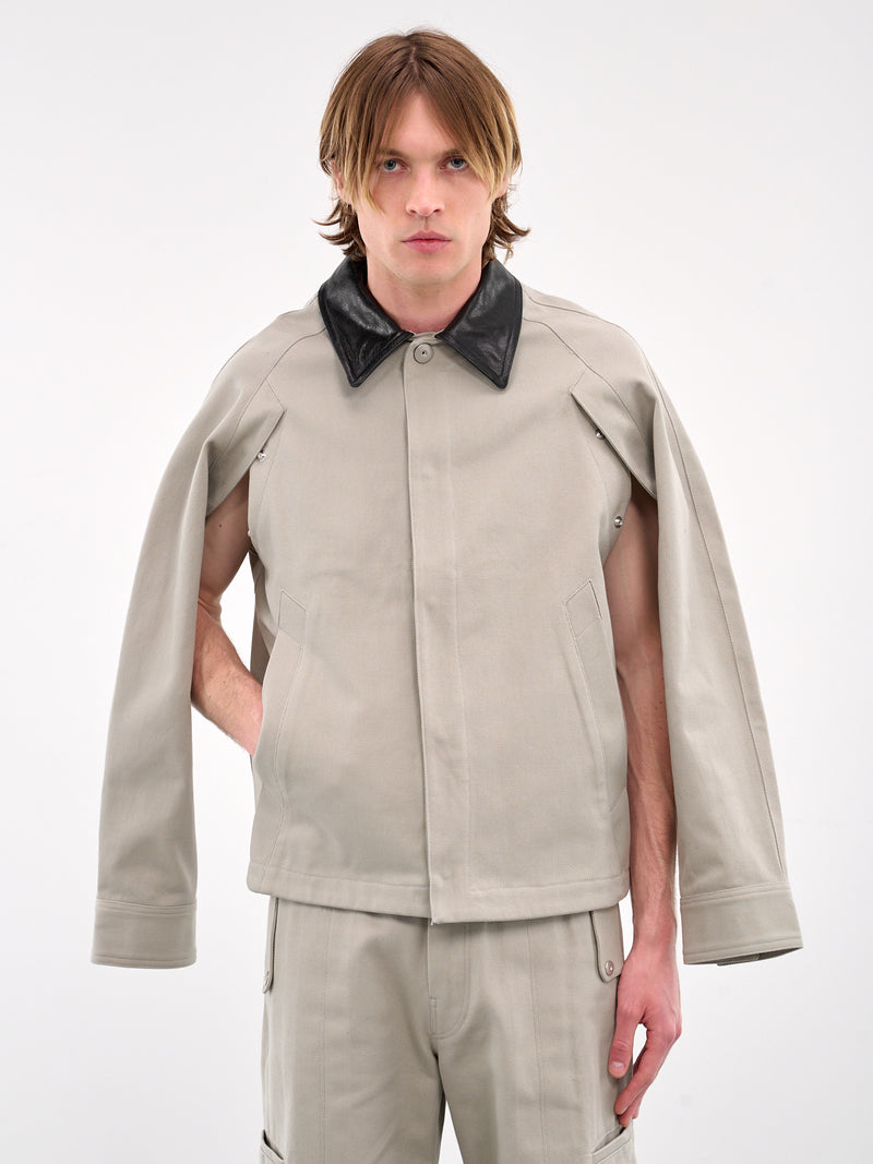 Bove Work Jacket (BZ-101-02-ASH-BLACK)