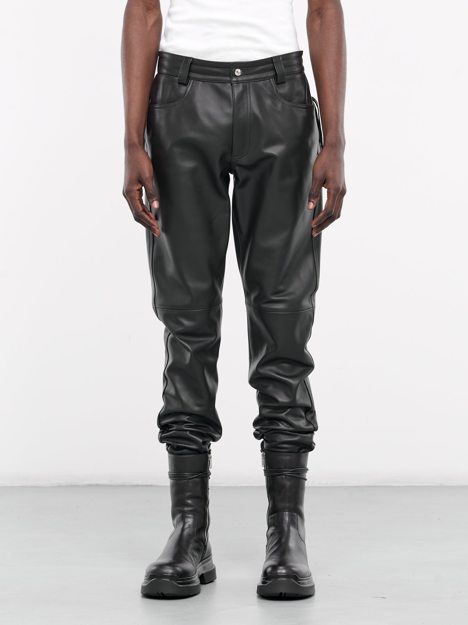 Leather Pants (P021-L005-BLACK)
