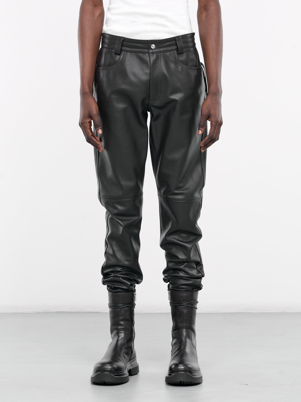 Leather Pants (P021-L005-BLACK)