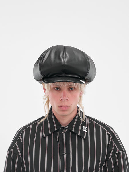 帽子 SIBRO BRAND / leather newsboy cap 帽子 SIBRO BRAND / leather newsboy cap SIBRO BRAND / leather