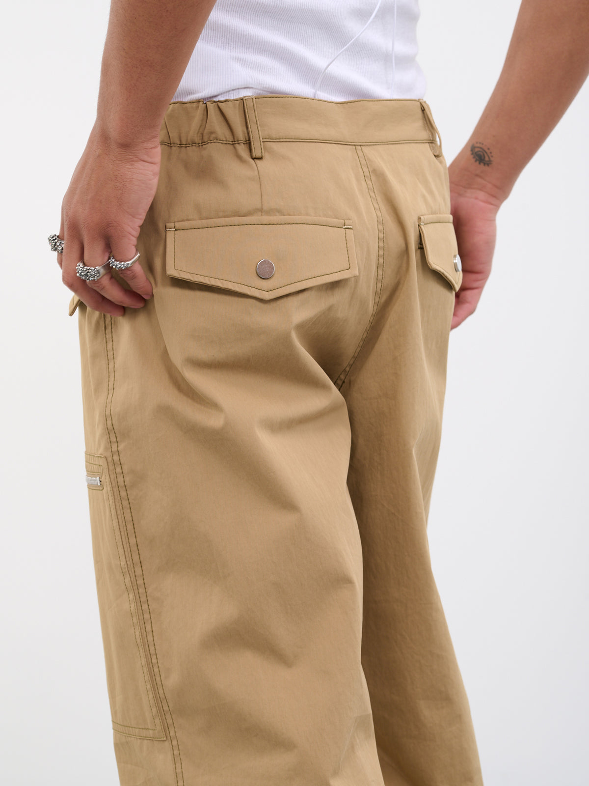 Slouchy Pocket Pants (C2113R23-4020-KHAKI)