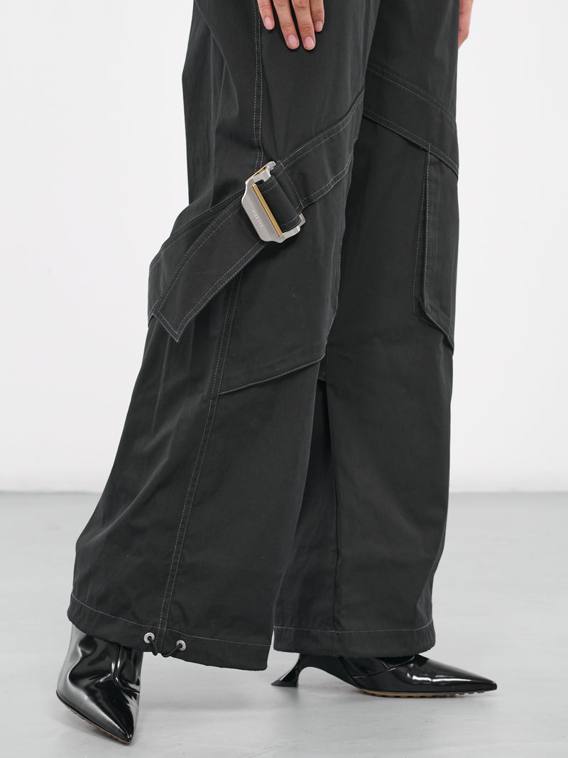 Belted Pocket Pants (C2163-1000-BLACK)