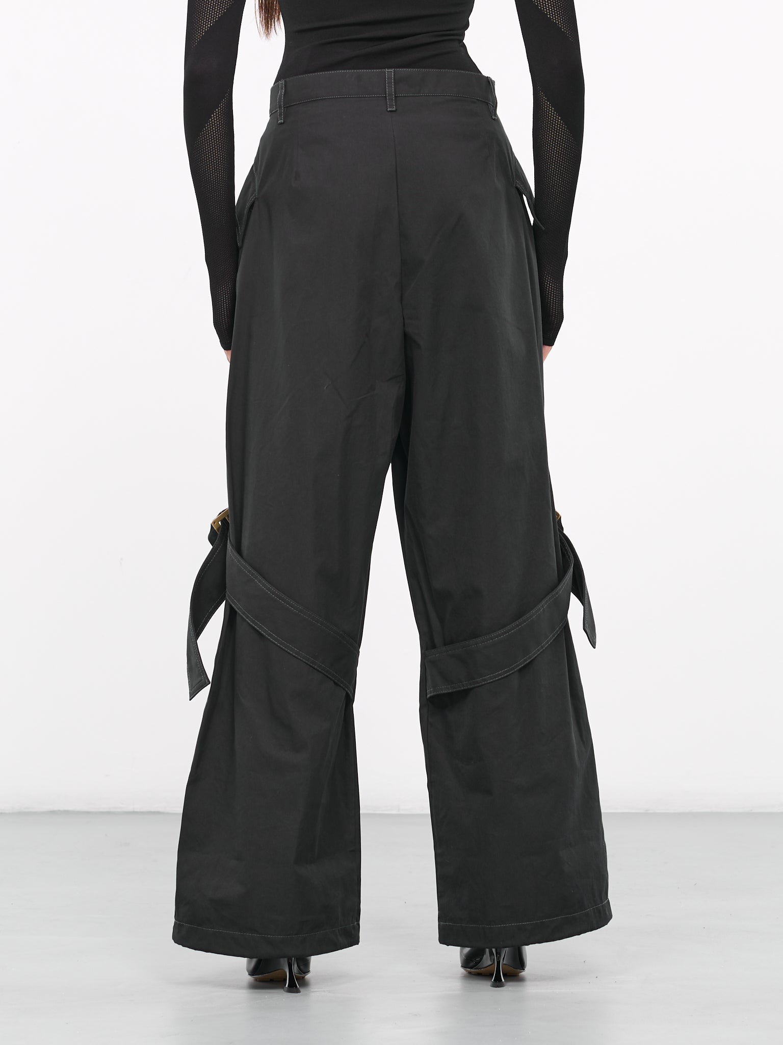Belted Pocket Pants (C2163-1000-BLACK)