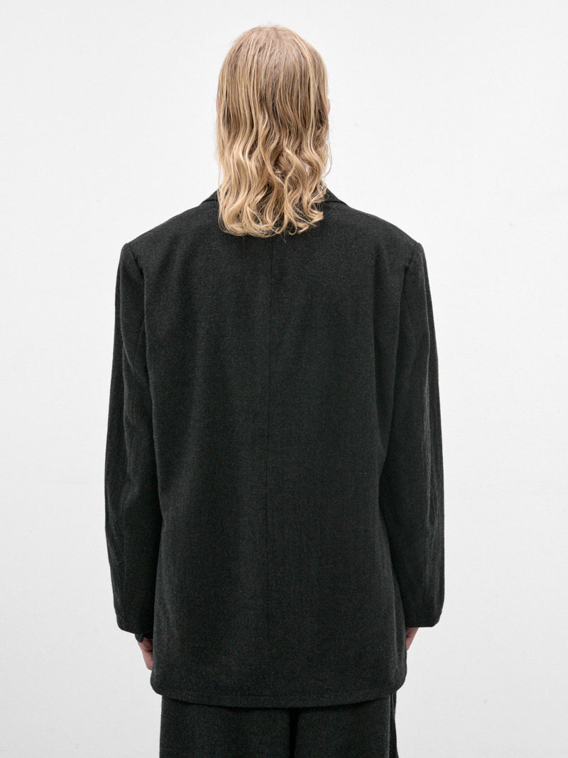 Dark Gray Wool Blazer (C263F06J01-DARK-GRAY)