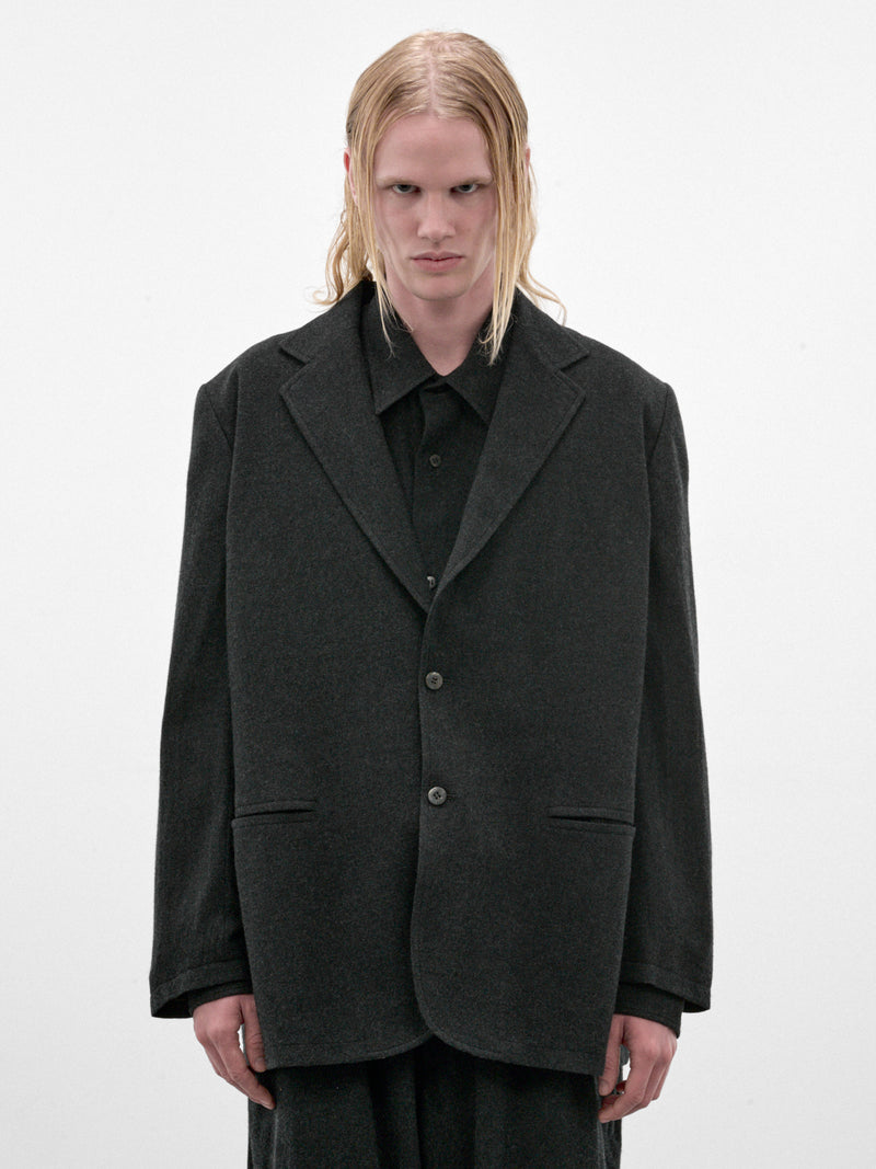 Dark Gray Wool Blazer (C263F06J01-DARK-GRAY)