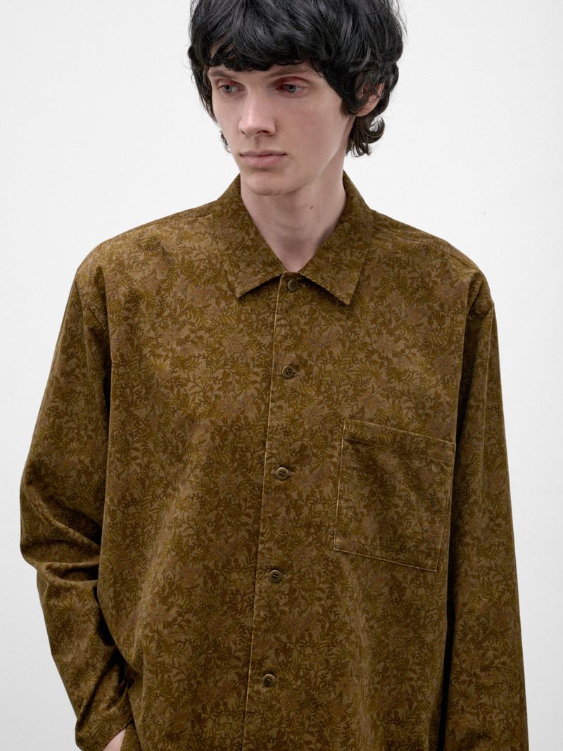 Khaki Botanical Shirt (C263F08B01-KHAKI)