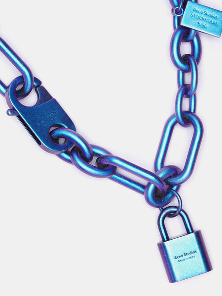 【Acne Studios】Padlockチェーンネックレス Acne Studios - Padlock chain necklace - Silver