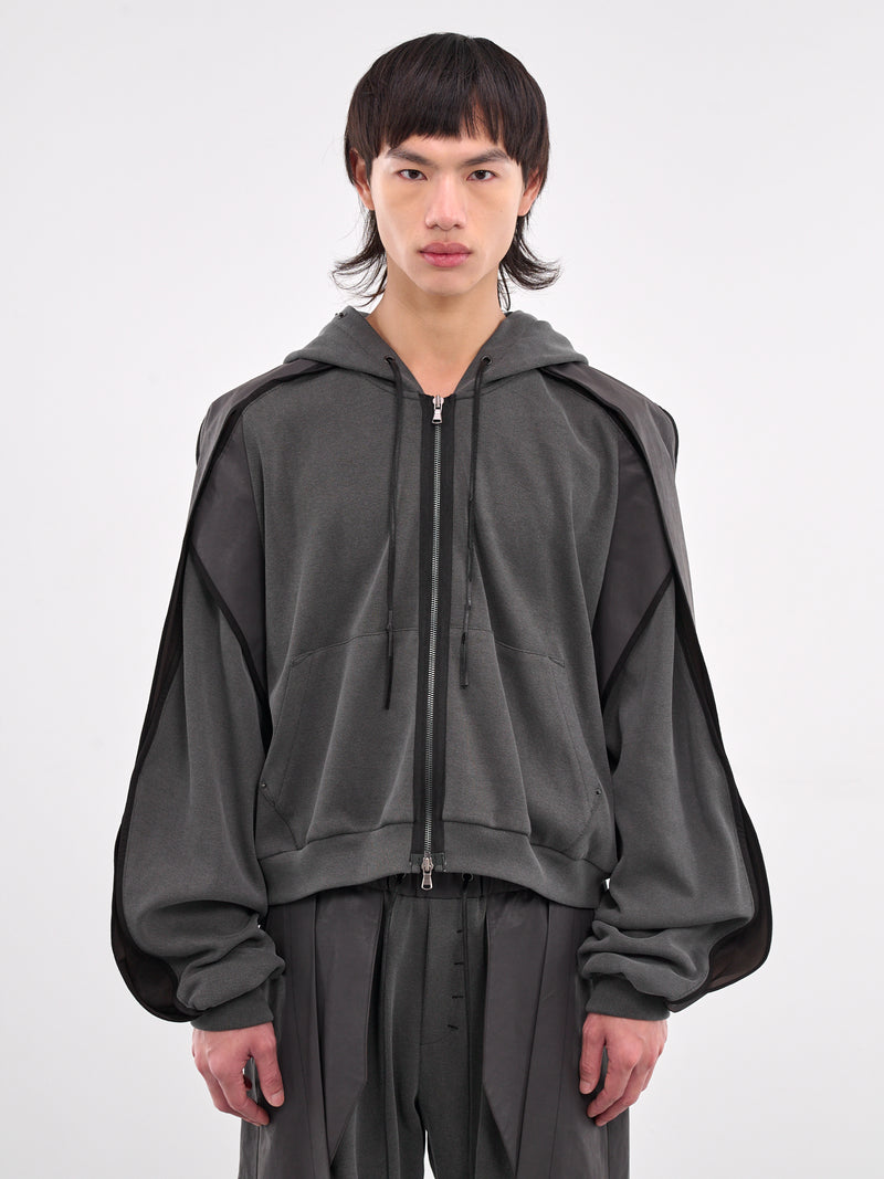 Layered Zip Hoodie (CA07HCJ4CC-CHARCOAL)