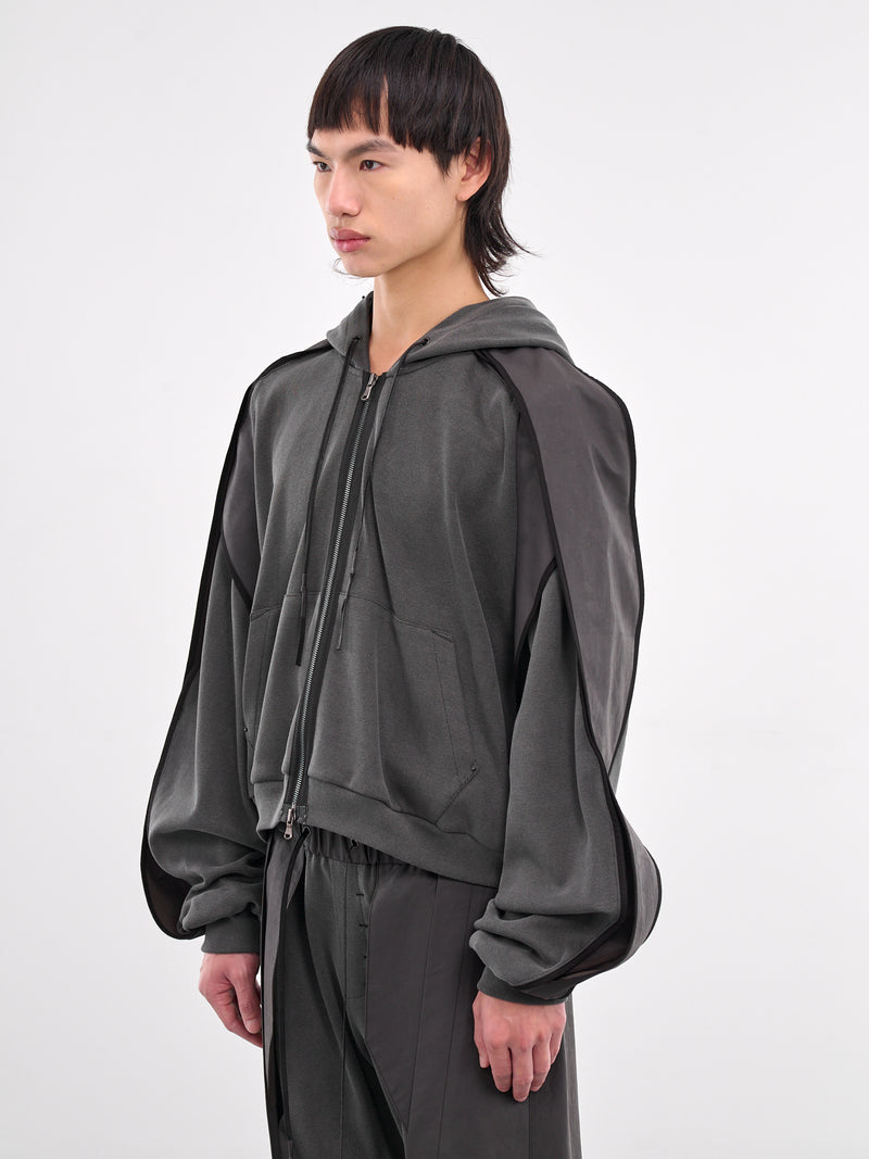 Layered Zip Hoodie (CA07HCJ4CC-CHARCOAL)