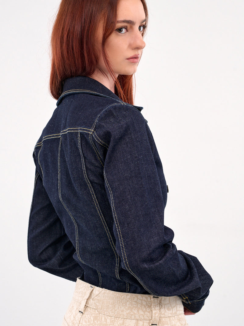 Camila Denim Bodysuit (CAMILA-INDIGO)