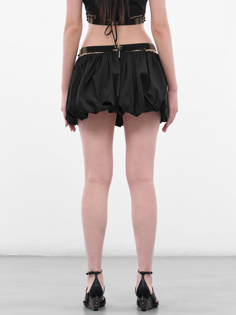 RUI Bubble Mini Skirt | H.Lorenzo - back