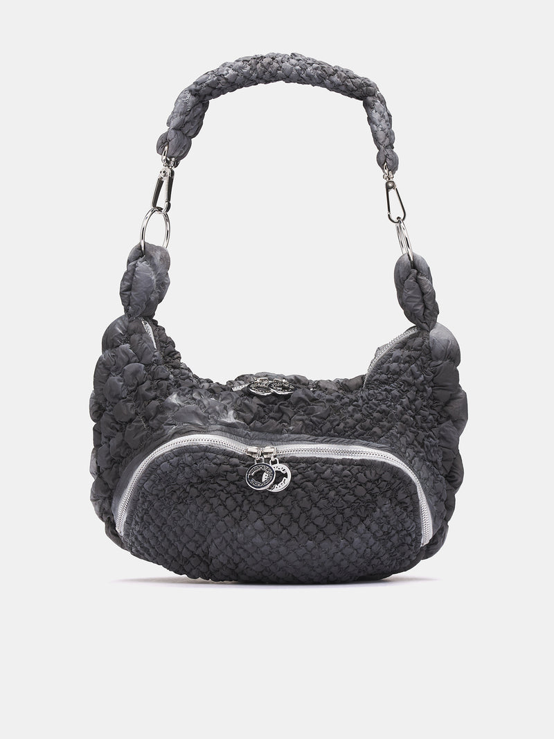 Expandable Quilted Handbag (CCS4-ACSS-QLTHBAG-GRAPHITE)