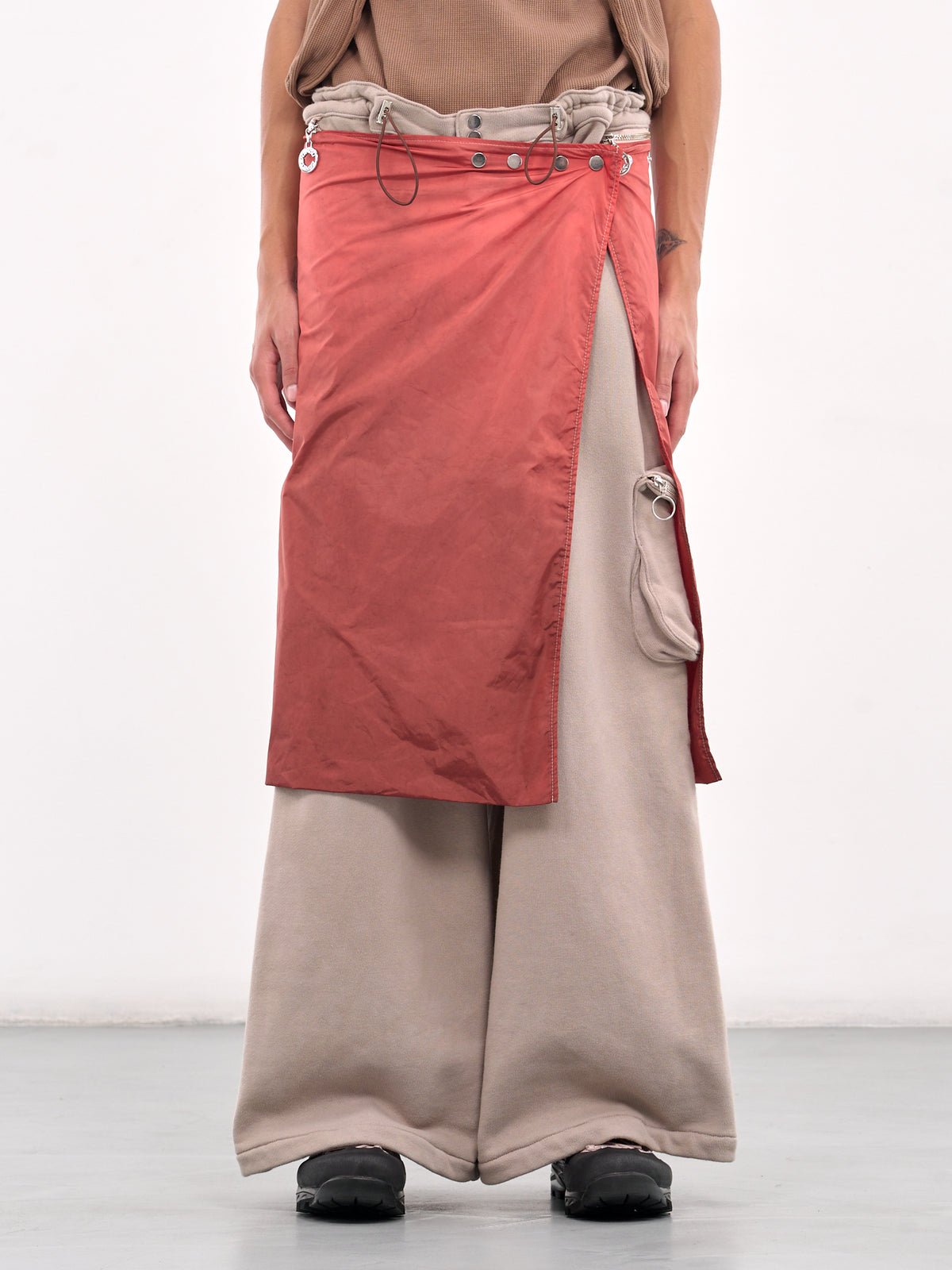 Layered Wrap Trousers (CCSR-TRS-JRSWRAP-GRAPHITE)