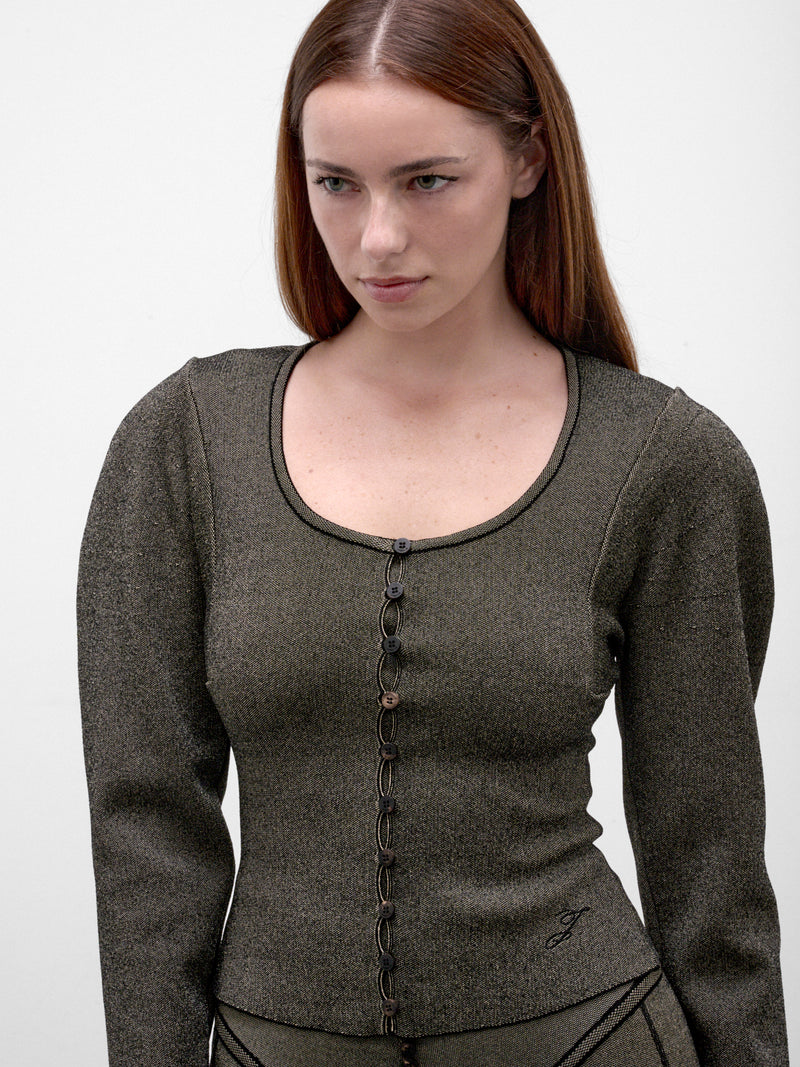 Dark Beige Sera Cardigan (CDW00812AK00269-DARK-BEIGE)