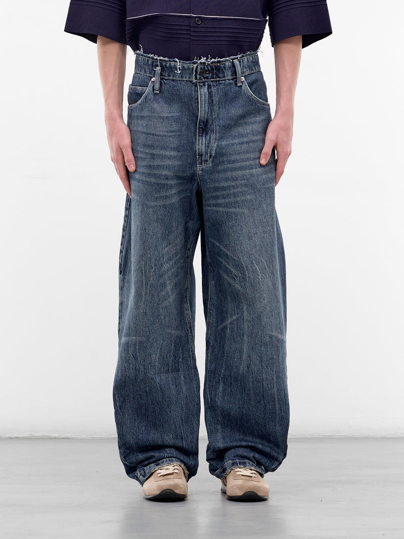 Vintage Wash Denim Wobbly Jeans (CF-21-15-03-02-VINTAGE-WASH)