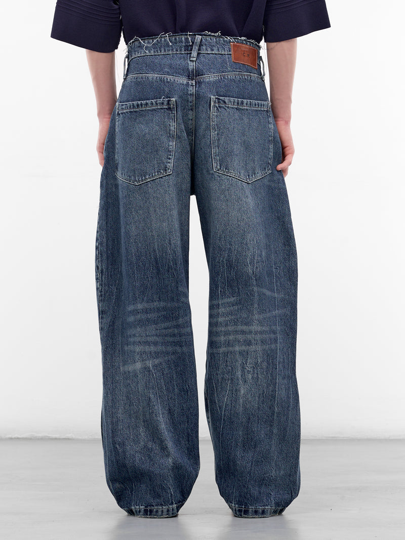 Vintage Wash Denim Wobbly Jeans (CF-21-15-03-02-VINTAGE-WASH)
