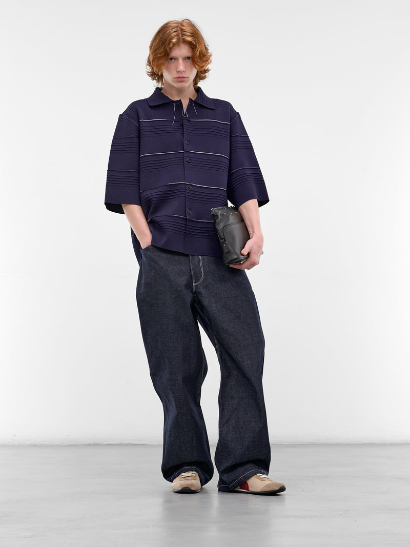 Vintage Raw Denim Wobbly Jeans (CF-21-15-03-01-BLUE)